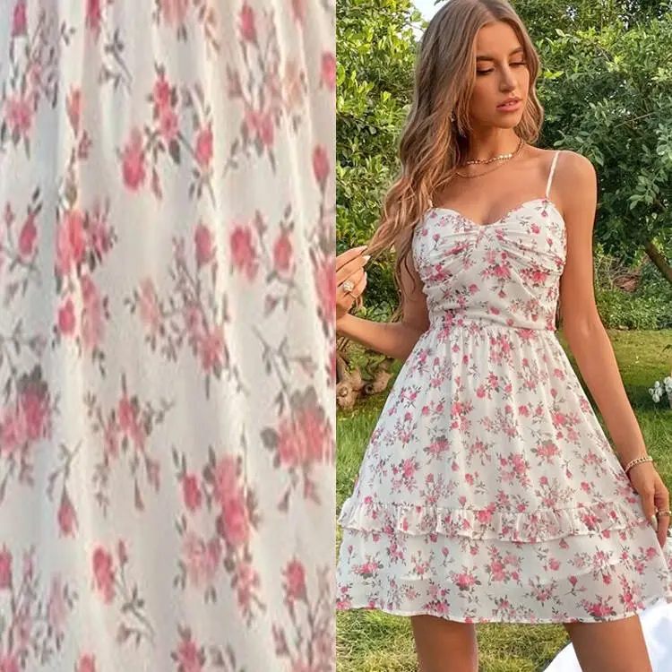 Print Chiffon Fabric